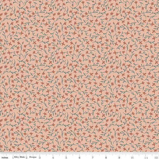 Ambleside - Flower Toss - Blush- Yardage
