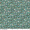 Ambleside - Flower Toss - Teal - Yardage