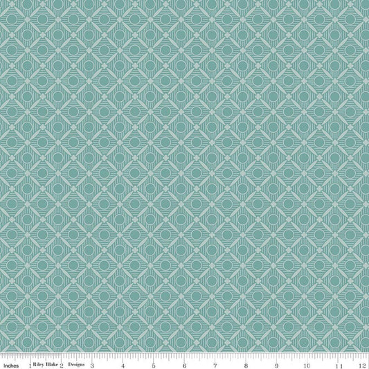 Ambleside - Peels - Blue - Yardage