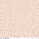 Farmer's Daughter - Baby Chicks Background - Coral - Yardage