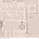 Farmer's Daughter - Farm Life Background - Rustic - Yardage