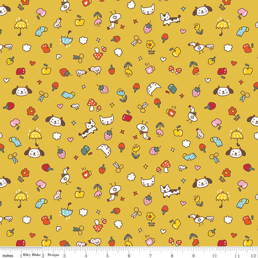 Serendipity 2 - Toss - Golden - Yardage