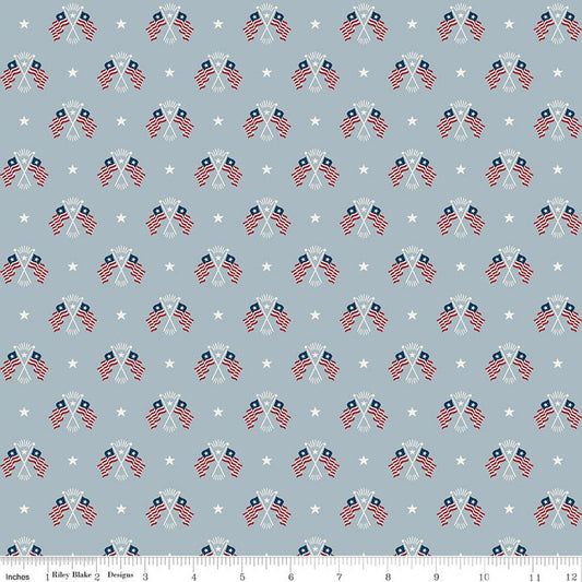 Independence - Old Glory - Blue - Yardage