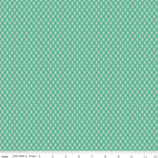 Berry & Sage - Diamond - Leaf - Yardage