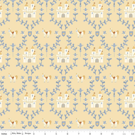 Faraway Kingdom - Enchanted Castle - Sunlight - Yardage