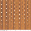 Faraway Kingdom - Royal Stripe - Earth - Yardage