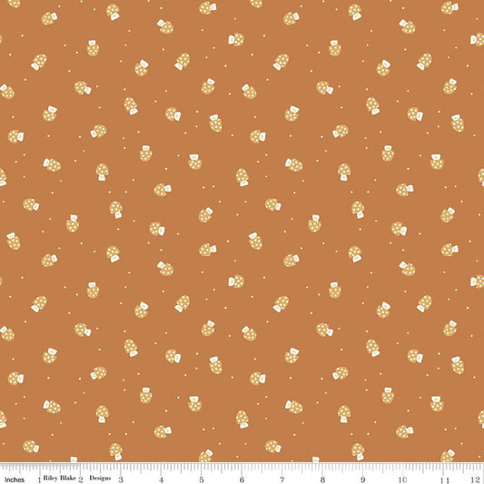 Faraway Kingdom - Mushroom Cheer - Earth - Yardage