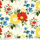Summer's In Town - Main - Cream - Yardage