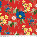 Summer's In Town - Main - Red- Yardage