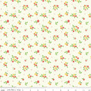 Summer's In Town - Floral - Cream - Yardage