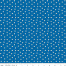 Summer's In Town - Daisies - Blue - Yardage