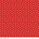 Summer's In Town - Daisies - Red - Yardage