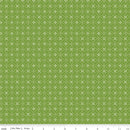 Summer's In Town - Circle Dots - Green - Yardage