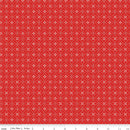 Summer's In Town - Circle Dots - Red - Yardage