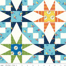 Summer's In Town - Cheater Print - Multi - Yardage