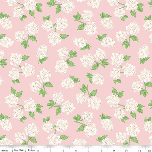 Correspondence - Hydrangeas - Pink Dogwood - Yardage