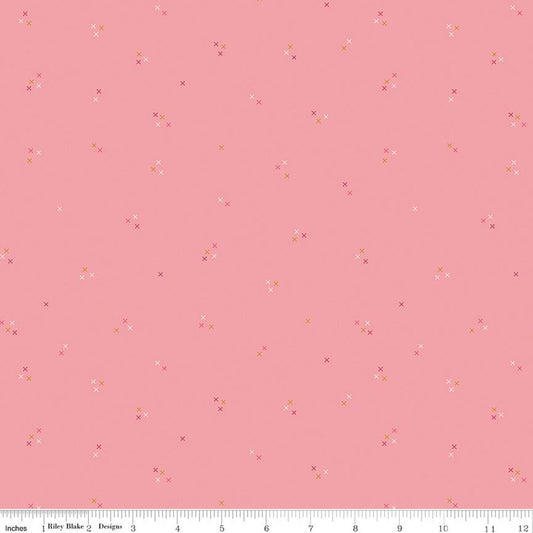 Correspondence - Stitching - Peony - Yardage