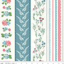 Correspondence - Wide Stripe - Cloud - Yardage
