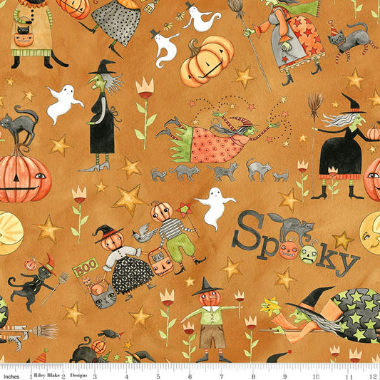 Spooky - Main - Gourd - Yardage