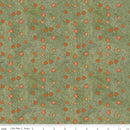 Spooky - Pumpkins - Green - Yardage