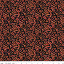 Spooky - Polka Dots - Black - Yardage