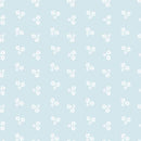 Firework Fields - Floral - Light Blue - Yardage