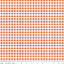Cotton Nook - Plaid - Orange - Yardage