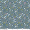 Petals & Hazel - Meadow - Blue - Yardage