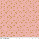 Petals & Hazel - Flutter - Coral - Yardage