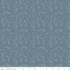 Petals & Hazel - Hearts - Blue - Yardage