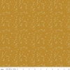 Petals & Hazel - Hearts - Butterscotch - Yardage