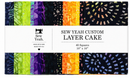 Presale Tonga Raven Full 40 piece Custom Layer Cake (10" Squares)