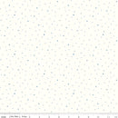 Dapple Dot - On Off White - Denim - Yardage