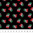 Coca Cola Core - Cherry Coke - Black - Yardage