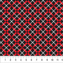 Coca-Cola® Polar Winter - Plaid - Black - Yardage