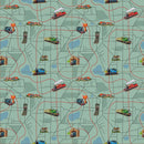 Thomas & Friends™ 80th Anniversary - Map - Green - Yardage