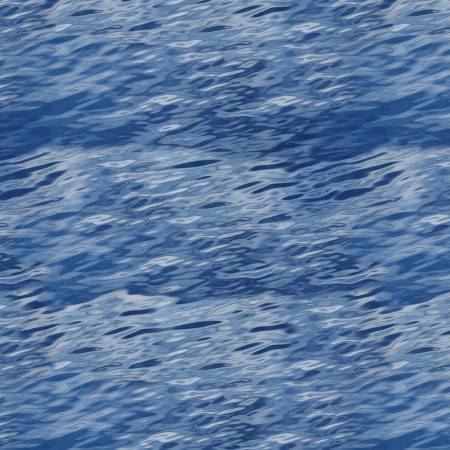 Animals - Blue Lake Water Texture - Blue - Yardage