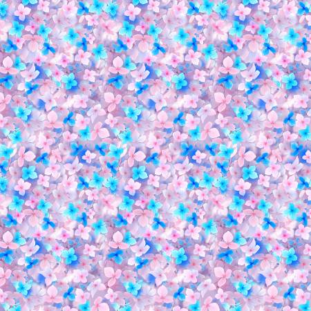 Animals - Blush Delicate Cherry Blossom - Yardage