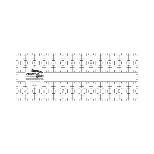 Creative Grids 6.5 x 2.5 Inch Ruler