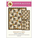 Maggie's Cabin Pattern - Breathtaking Blues Collection 65 1/2"x 80"- Quilt Kit