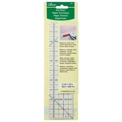 Opening And Closing Ruler Clover Hot Ruler 2 1/2