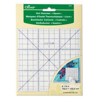 Hot Hemmer Ruler Large Square, 6" x 6"