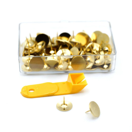 Needlecraft Thumb Tacks with Remover 60 ct