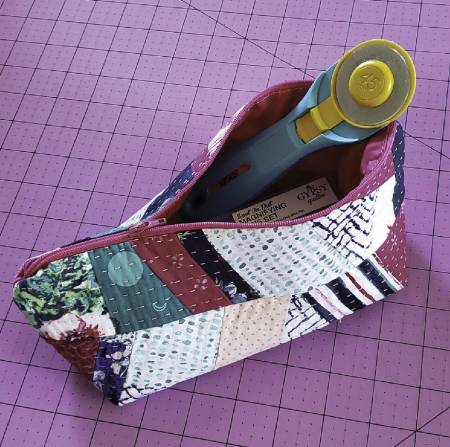 Scrap Tape Zip Pouch Pattern