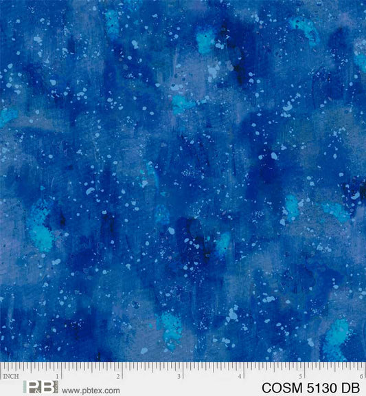 Cosmos Dark Blue Fabric