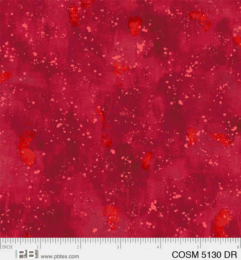 Cosmos Dark Red Yardage