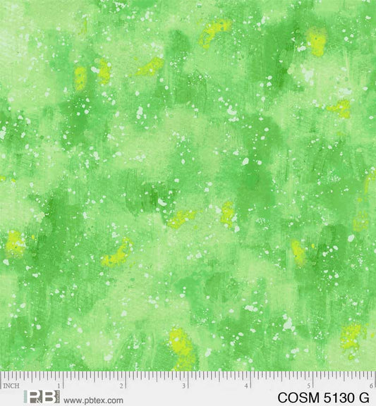Cosmos Green Fabric