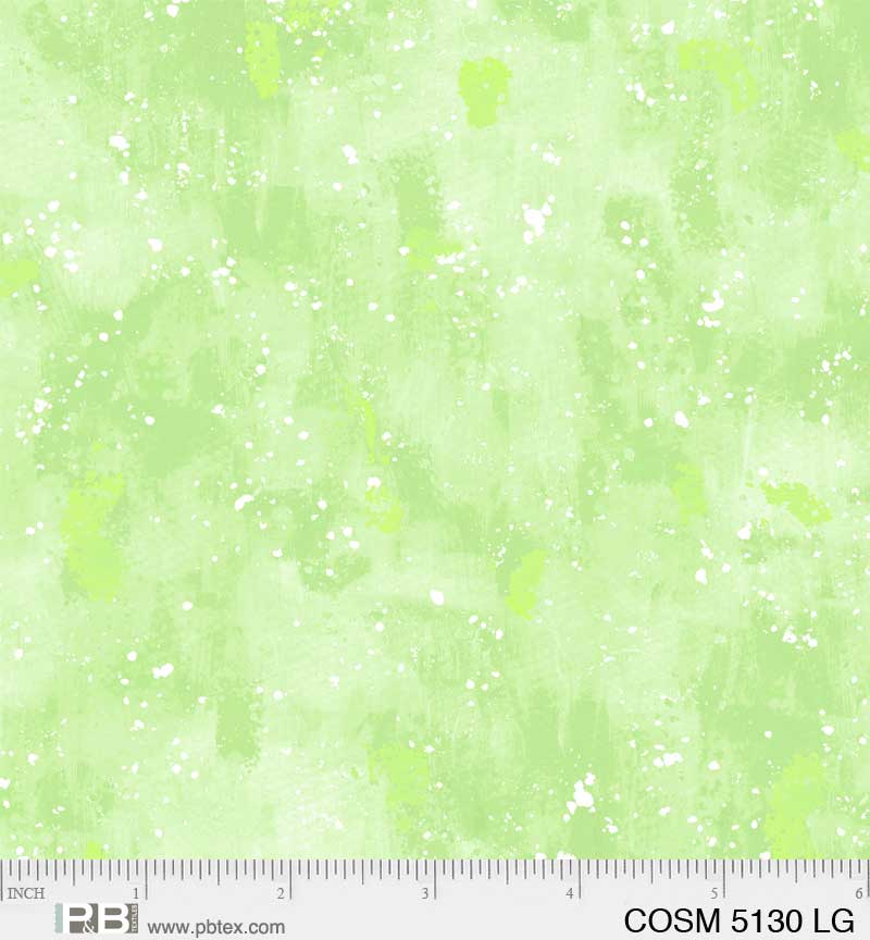 Cosmos Light Green Fabric