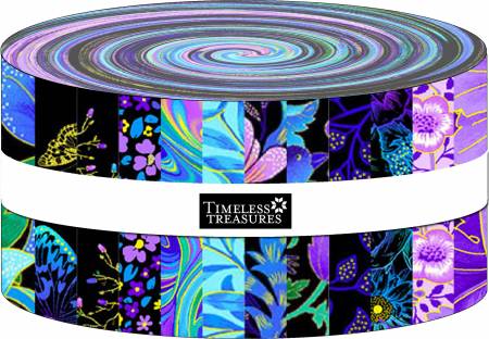 Luminous Metallic Jelly Roll 2.5" Strips 40pcs