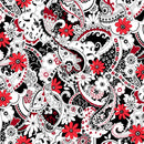 Crimson Royale - Floral Paisley Allover - Multi - Yardage